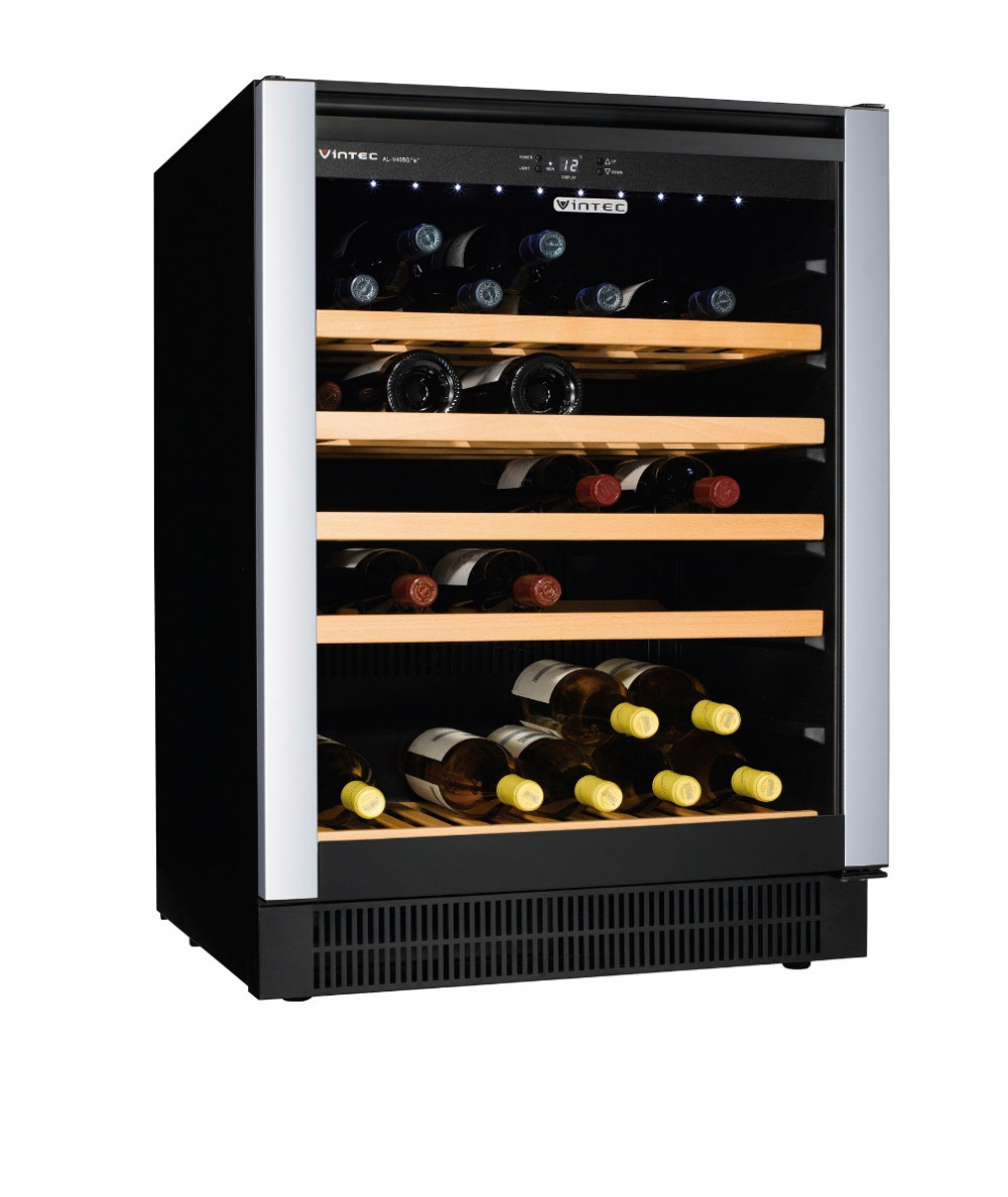 VINTEC 50Bottle Single Zone Cellaring & Serving Wine with