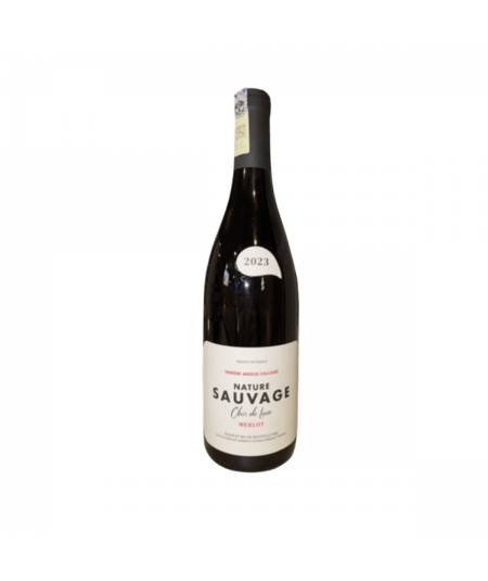 Nature Sauvage Merlot ,Vin de France 2023