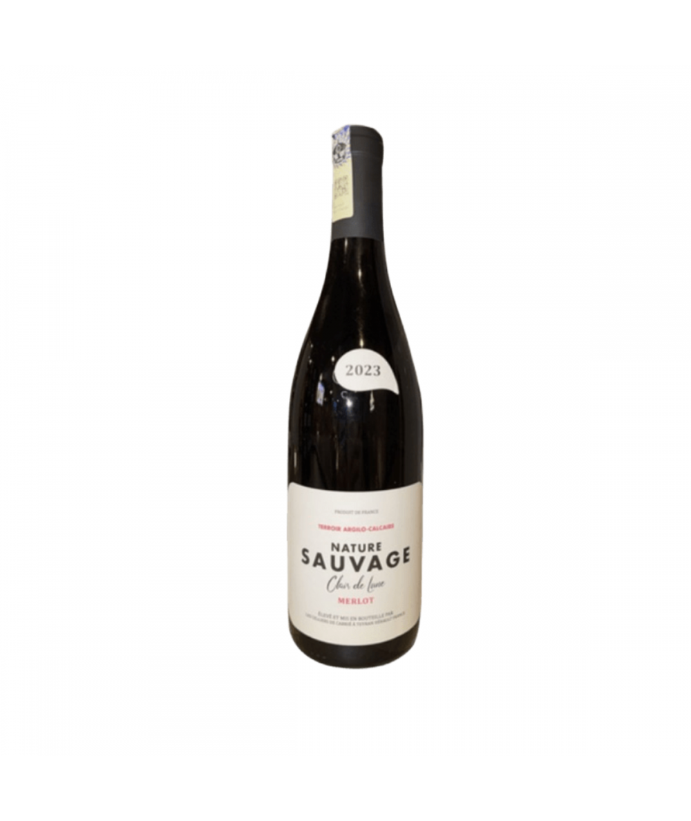 Nature Sauvage Merlot ,Vin de France 2023